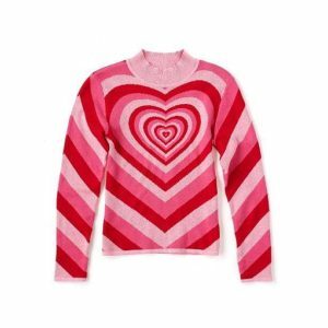 Y2K Aesthetic Baby Girl Sweater: Trendy 90s Fashion for Stylish Outfits