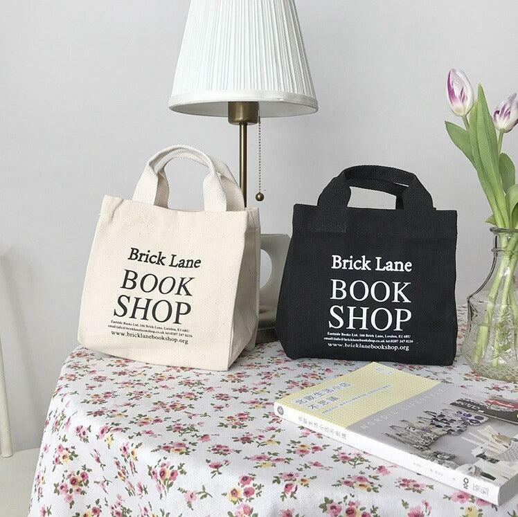 Y2K Aesthetic Brick Lane Bookshop Cloth Bag for Trendy Summer Outfits