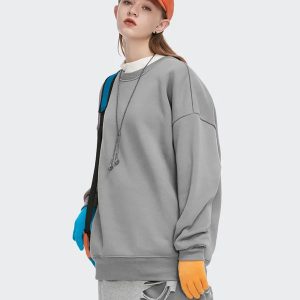 Y2K Aesthetic Candy Basic Sweatshirt for Trendy Summer Outfits