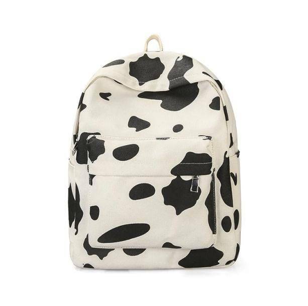 Y2K Aesthetic Cow's Milk Backpack for Trendy Summer Outfits