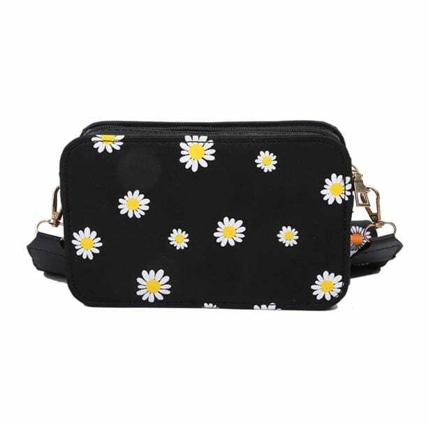 Y2K Aesthetic Daisy Flower Handbag for Trendy Summer Outfits