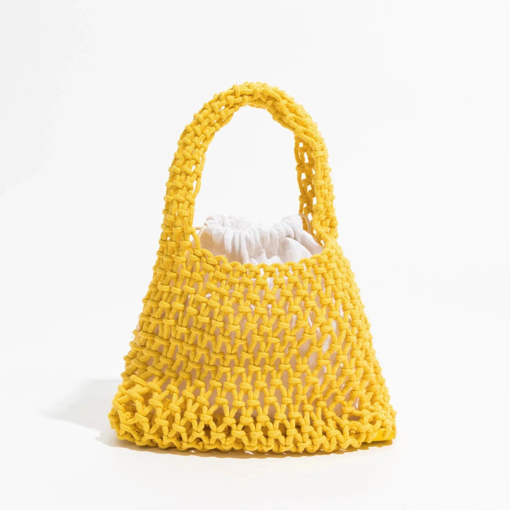 Y2K Aesthetic Indie Smiley Flowers Crochet Bag for Trendy Outfits