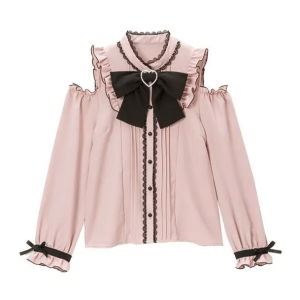 Y2K Aesthetic Kawaii Blouse for Trendy Summer Outfits and Cute Looks