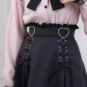 Y2K Aesthetic Lolita Skirt - Cute Summer Outfit for Trendy Looks