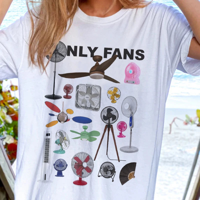 Y2K Aesthetic Only Fans Tee: Trendy Grunge Style for Summer Outfits