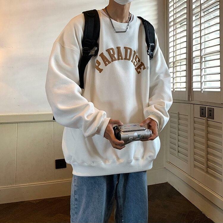 Y2K Aesthetic Soft Boy Paradise Oversized Sweatshirt for Trendy Looks