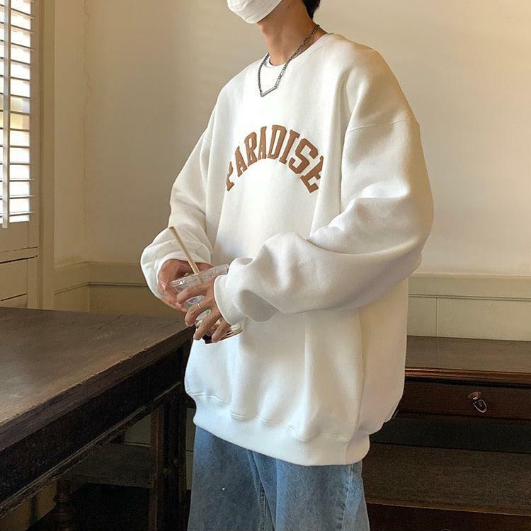 Y2K Aesthetic Soft Boy Paradise Oversized Sweatshirt for Trendy Looks