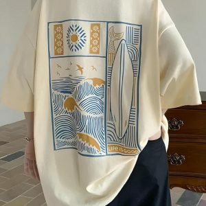 Y2K Aesthetic Soft Boy Summer Tee for Trendy Outfits