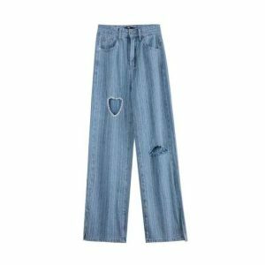 Y2K Aesthetic Soft Girl Heart Cargo Pants for Trendy Summer Outfits