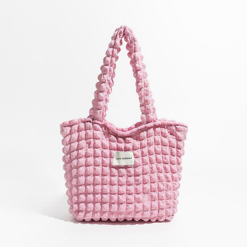 Y2K Aesthetic Soft Girl Popcorn Handbag for Trendy Summer Outfits