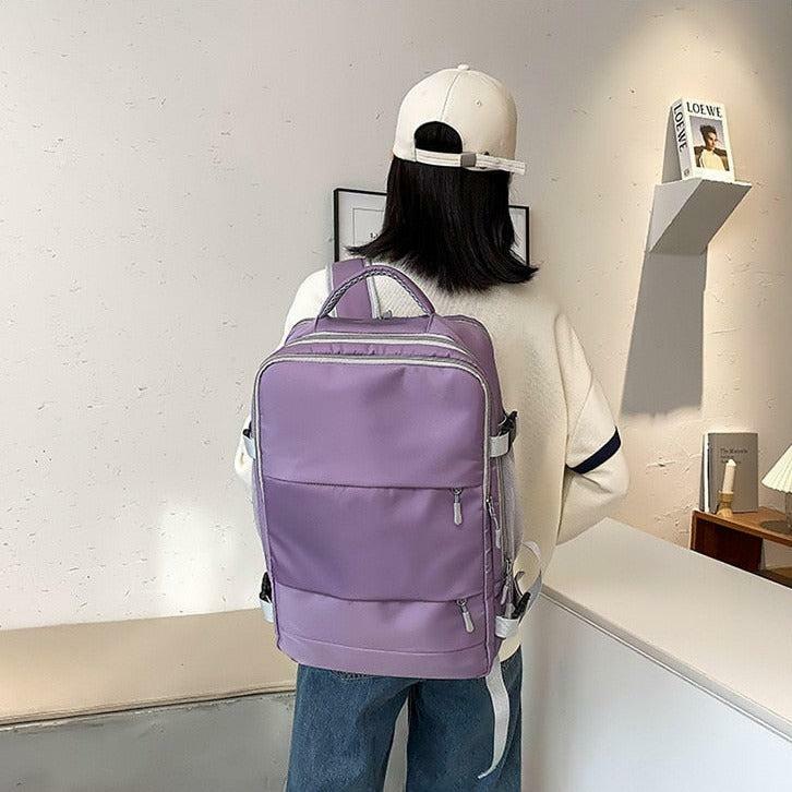 Y2K Aesthetic Soft Girl Travel Backpack with Hidden Pockets