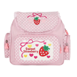 Y2K Aesthetic Strawberry Milk Backpack for Trendy Summer Outfits