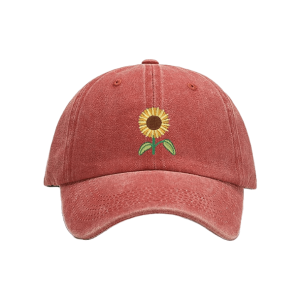 Y2K Aesthetic Sunflower Baseball Cap for Trendy Summer Outfits