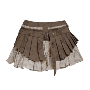 Y2K Aesthetic Woodland Mini Skirt for Trendy Summer Outfits