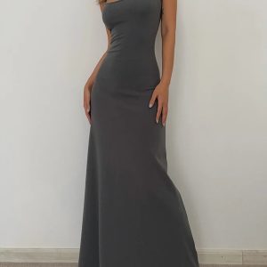 Y2K Bodycon Maxi Dress: Chic Summer Style for Effortless Elegance