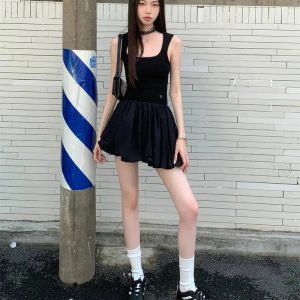 Y2K Bubble Mini Dress: Trendy Summer Outfit for a Chic Look