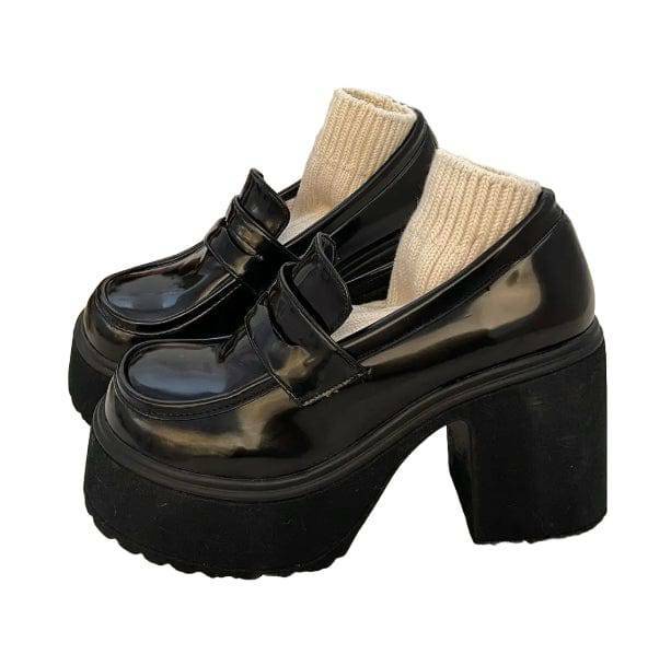 Y2K Chunky High Heels for Grunge & 90s Fashion Summer Outfits