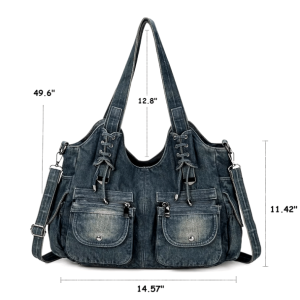 Y2K Denim Bag: Trendy 90s Fashion Essential for Summer Outfits