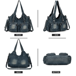 Y2K Denim Bag: Trendy 90s Fashion Essential for Summer Outfits