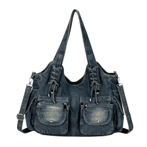 Y2K Denim Bag: Trendy 90s Fashion Essential for Summer Outfits