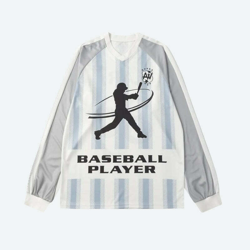 Y2K Fashion Baseball Jersey: Trendy 90s Style for Effortless Summer Vibes