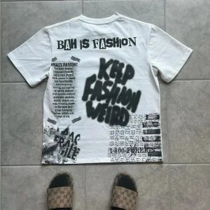 Y2K Fashion Business After Hours Tee: Trendy Grunge Aesthetic Top