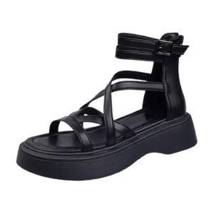 Y2K Fashion Forest Fairy Platform Sandals for Summer Aesthetic Outfits