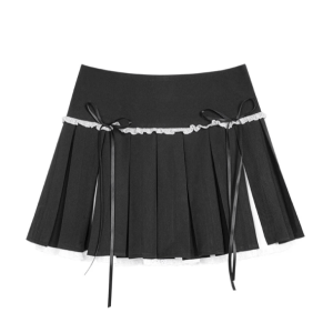 Y2K Fashion French Aesthetic Mini Skirt for Trendy Summer Outfits