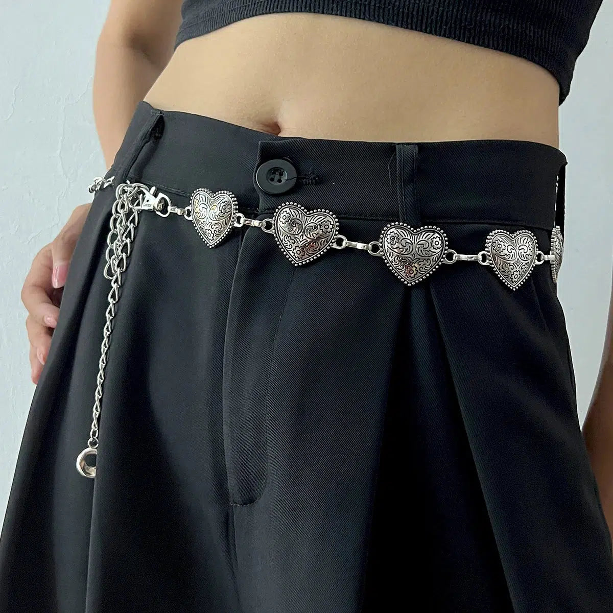 Y2K Fashion Heart Belly Chain: Trendy Accessory for Summer Outfits