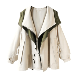 Y2K Fashion High Neck Loose Jacket for Effortless Summer Style