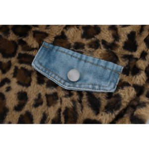 Y2K Fashion Leopard Print Reversible Jacket for Trendy Summer Outfits