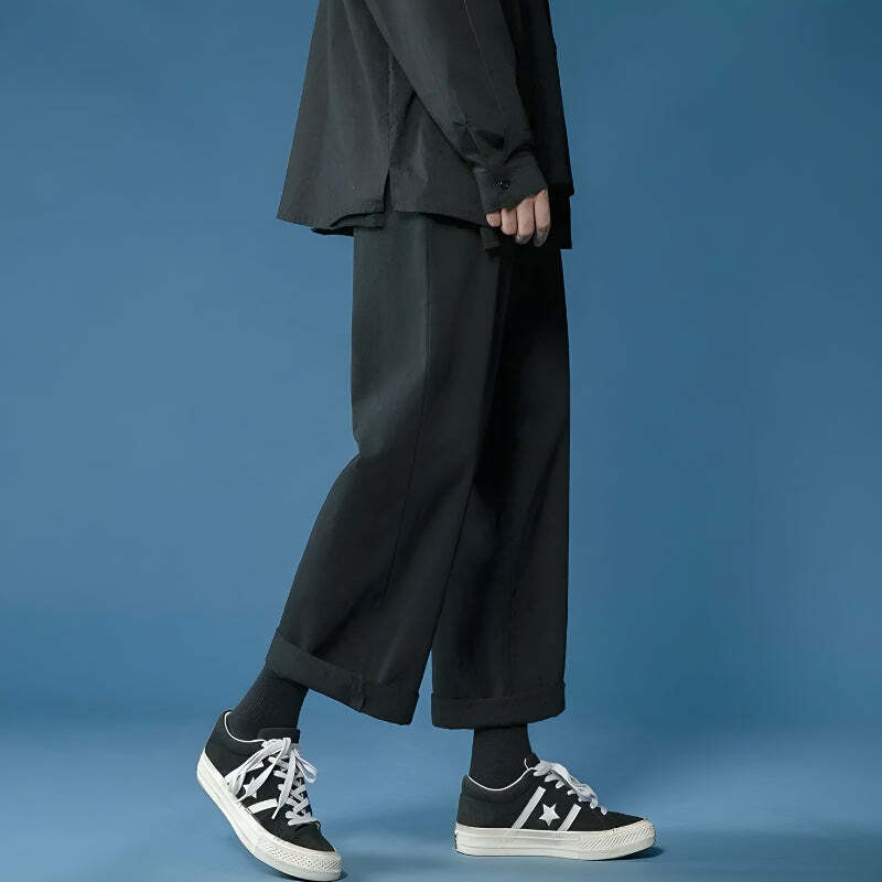 Y2K Fashion Soft Boy Casual Straight Leg Cargo Pants for Trendy Outfits