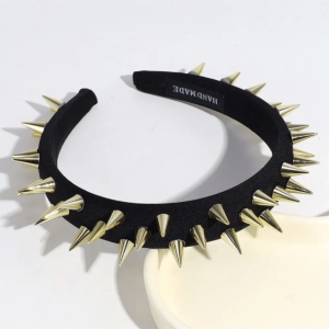 Y2K Fashion Spiky Headband for Grunge and 90s Aesthetic Outfits