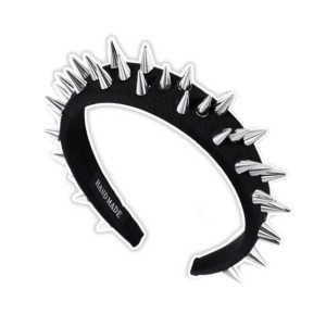 Y2K Fashion Spiky Headband for Grunge and 90s Aesthetic Outfits