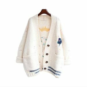 Y2K Fashion UFO Cardigan: Trendy Layering for Summer Outfits & Beyond