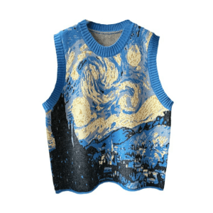 Y2K Fashion Van Goth Knitted Tank Top - Trendy Summer Outfit Essential