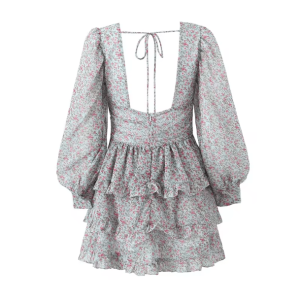 Y2K Floral Mini Dress - Cute Summer Outfit for Effortless Style