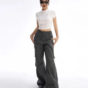 Y2K Grunge Aesthetic Cargo Pants for Trendy Summer Outfits