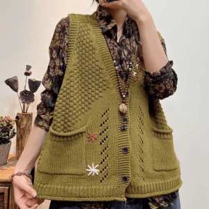 Y2K Grunge Aesthetic Goblincore Vest Sweater for Trendy Outfits