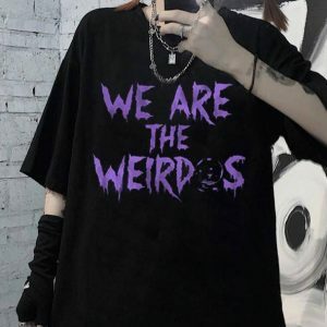 Y2K Grunge Aesthetic Weirdos T-Shirt for Trendy Summer Outfits