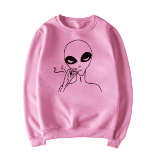 Y2K Grunge Alien Jumper: Trendy 90s Fashion for Unique Summer Outfits