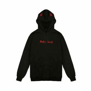 Y2K Grunge Diablo Hoodie: Trendy 90s Fashion for Effortless Style