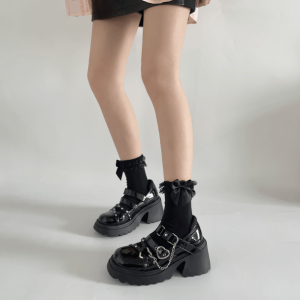 Y2K Grunge Emo Platform Shoes for Trendy Summer Outfits