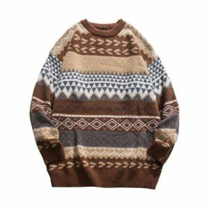 Y2K Grunge Goblincore Sweater: Cozy Aesthetic for Fall Fashion