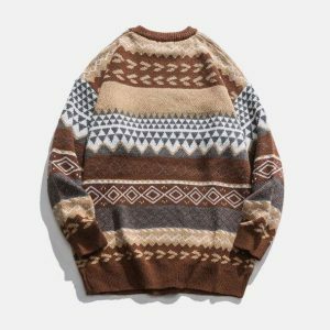 Y2K Grunge Goblincore Sweater: Cozy Aesthetic for Fall Fashion