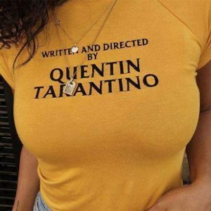 Y2K Grunge Quentin Tarantino T-Shirt for Trendy Summer Outfits