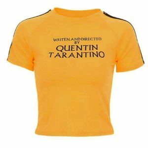 Y2K Grunge Quentin Tarantino T-Shirt for Trendy Summer Outfits