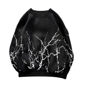 Y2K Grunge Style Sweater: Vintage-Inspired Cozy Fashion Essential