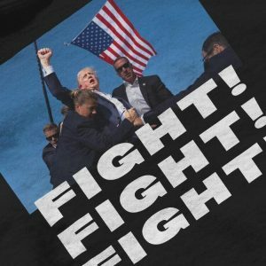 Y2K Grunge Trump Fight Tee: Vintage 90s Aesthetic Graphic Shirt