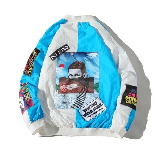 Y2K-Inspired 90's Vibes Windbreaker Jacket for Trendy Summer Outfits